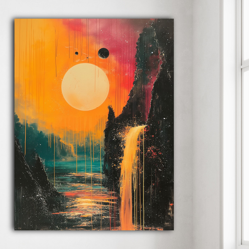 MacKenzie Reynolds In Primordial Canvas Signed 30×40