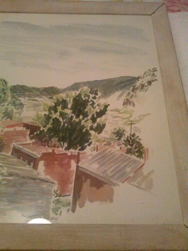 Nice Prentiss Taylor watercolor. Scene of Point of Rocks MD. Well listed artist gallery