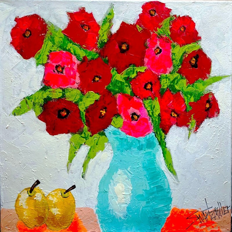 ships free COLORFUL 9 NEW 2024 UNIQUE PAINTINGS original SWARTZMILLER DNA ART