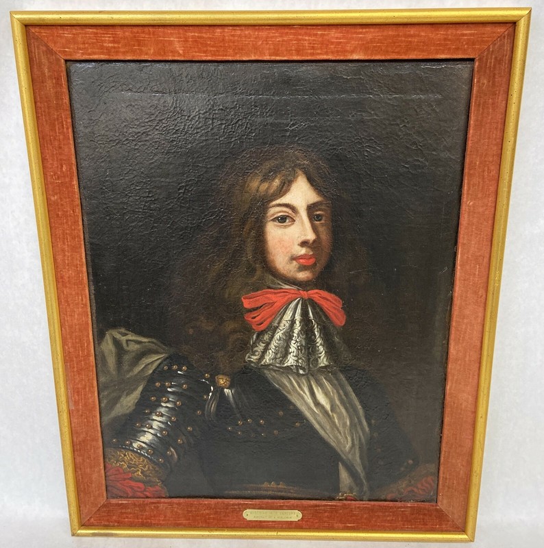 Old Master Antique 16th C, 17th C Portrait Painting of a Prince in Armour gallery