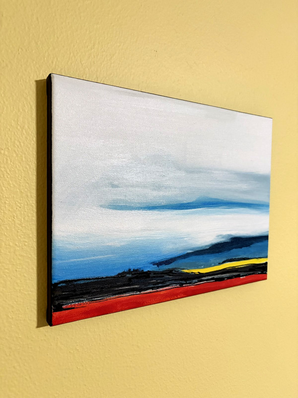 SLOOG Original Art Loose Painting Expressionism Modern 9x12 Abstract Landscape gallery