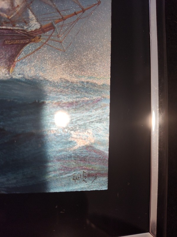 Earl Collins Original Autographed Painting