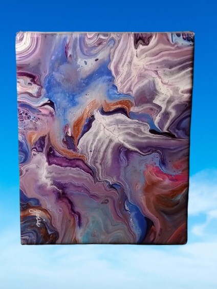 Original Abstract Acrylic Painting On Canvas