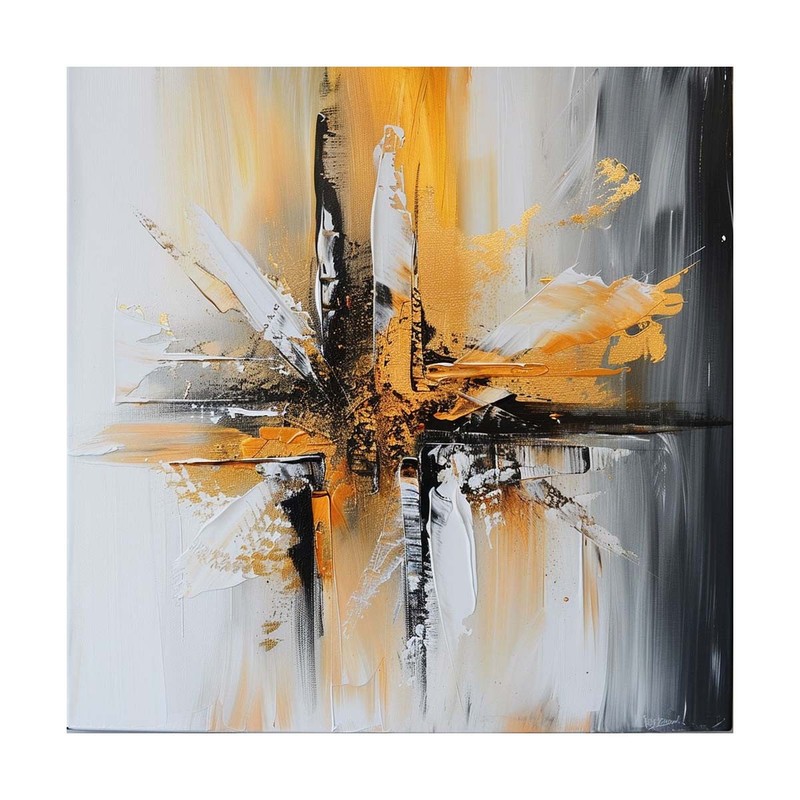 Large Textured Acrylic Abstract Oil Painting On Canvas Handmade Artwork A245