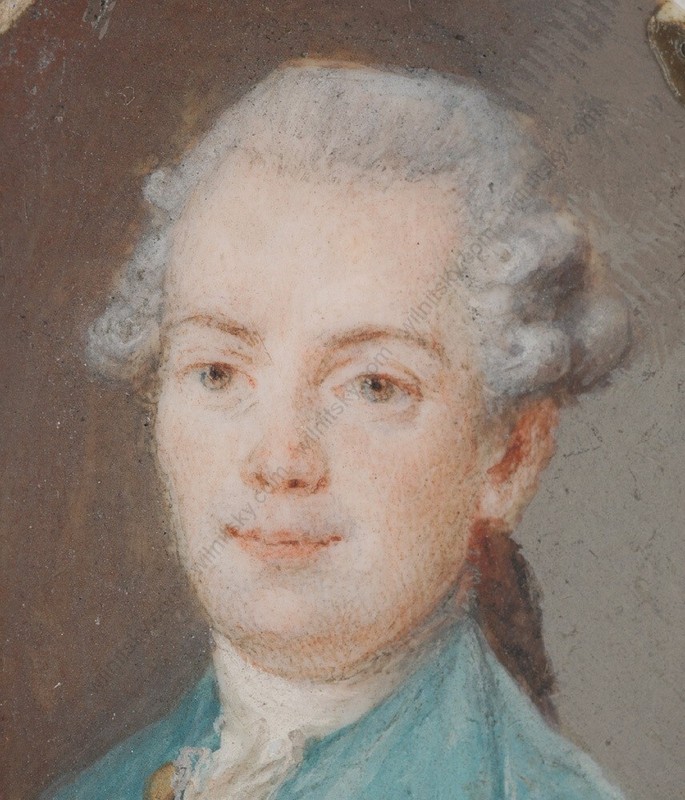 "Young Gentleman", Austrian Miniature, 2nd Half of the 18th Century (m) gallery