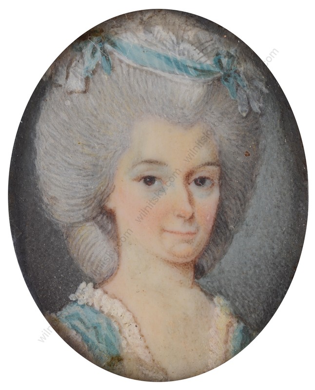"French golden locket with two miniature portraits of husband and wife", ca.1780 gallery