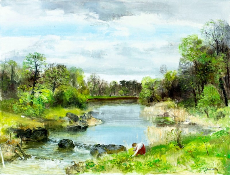 Josef Konecny (Czech,1907-1989) oil painting 135476