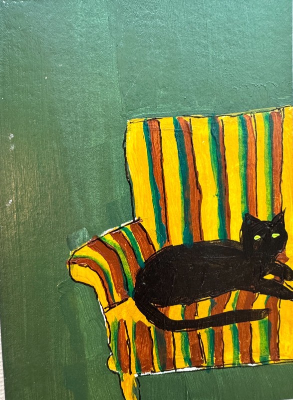 Aceo Custom Pet Portrait Painting, Original Mini Painting pets 2.5 x 3.5, OOAK, gallery