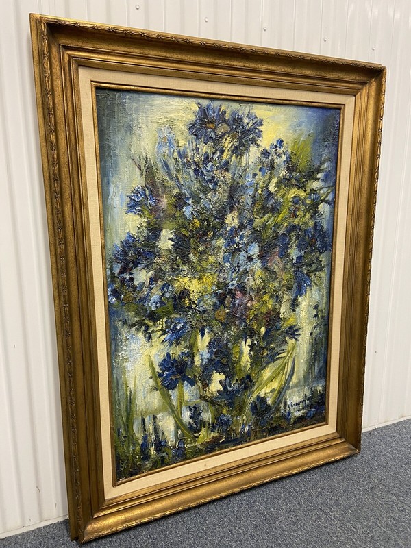 George Brunon (French, b.1925) Still Life Large oil on canvas signed LR, COA gallery
