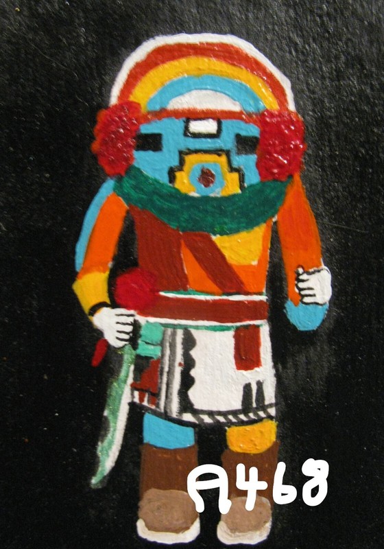 A1219 ORIGINAL ACRYLIC ACEO PAINTING BY LJH - THE JESTER gallery