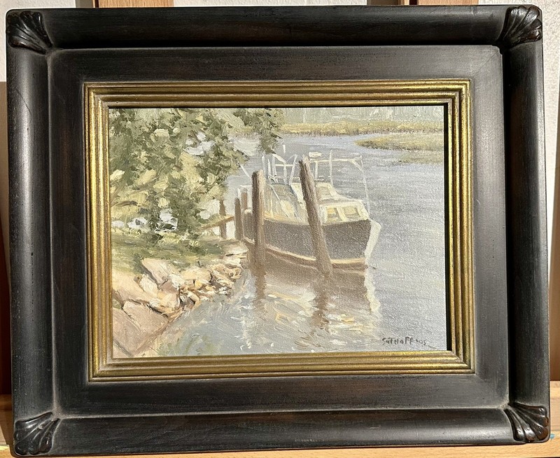 Seasons End – Shrimp Boat by artist edward suthoff.