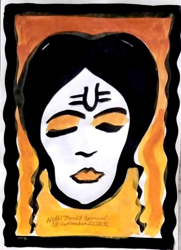 Original Painting Made & Signed By World Fame Artist Nidhi Bandil Agarwal Jaipur