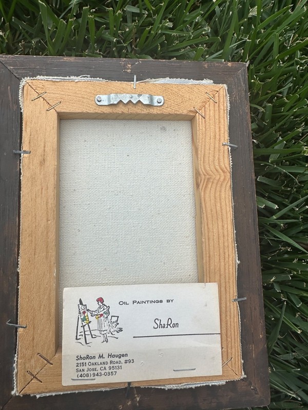 Vintage yellow roses in beautiful frame 8 1/2 by 6 1/2 inches great condition gallery