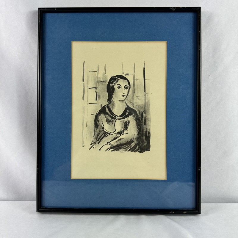 Maurice De Vlaminck – French Fauve Artist 20th Century Female Portrait