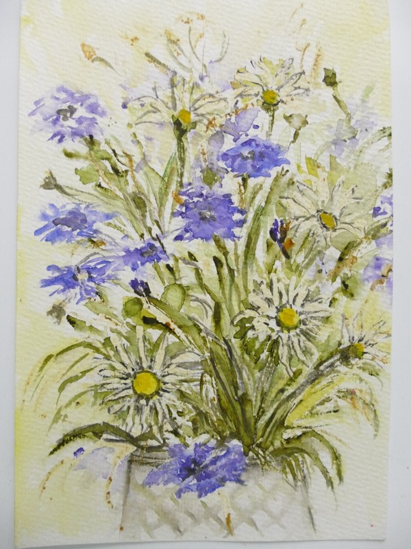 Ingeborg Jakob Wilhelmshaven Watercolour Unsigned Undated 13×18.5cm To-5042