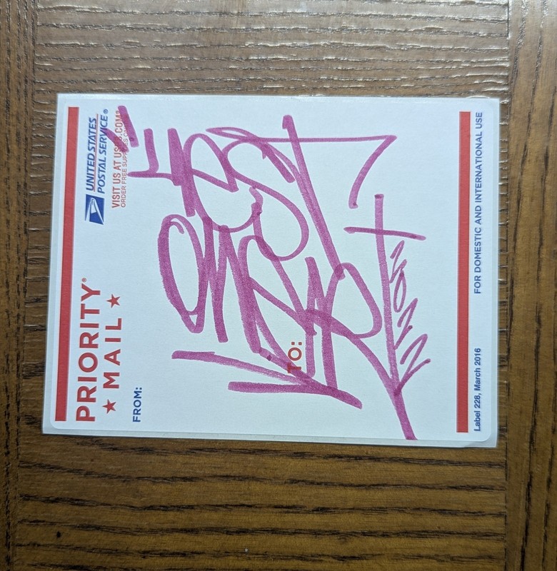 Graffiti Street Art Sticker Hand Made