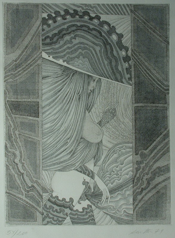 Wolfgang Hutter (1928-2014) – Frauenakt 1979.