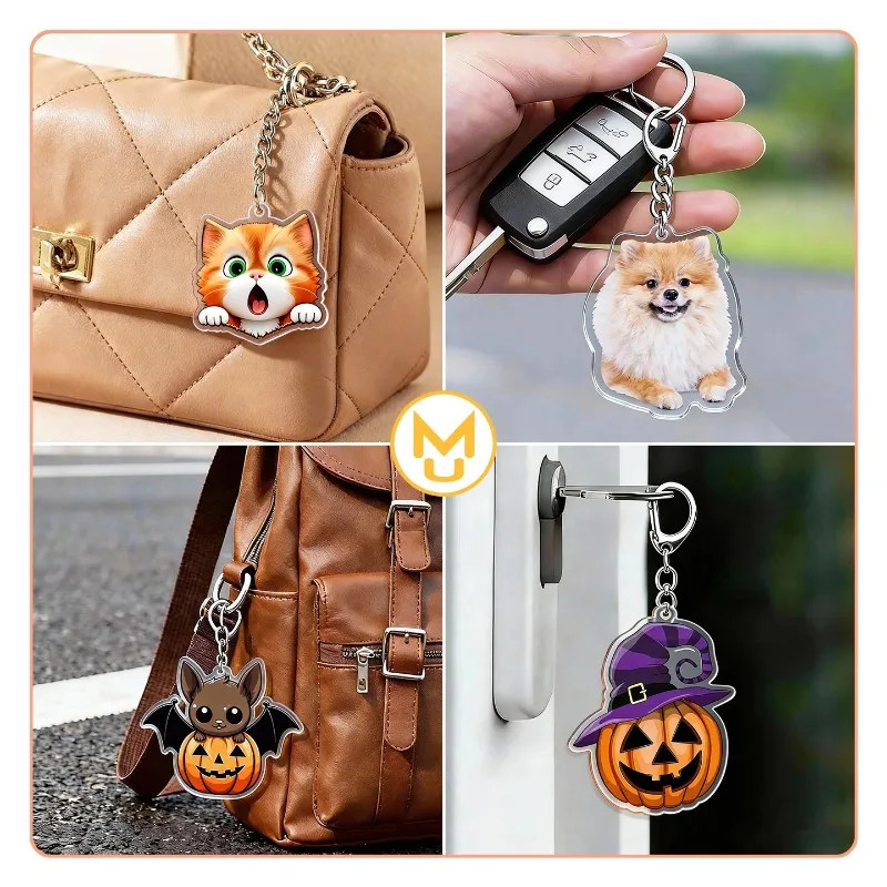 Sakiko Togawa Girl Stainless Steel Chain Acrylic Key Holder Daily Wear Versatile gallery