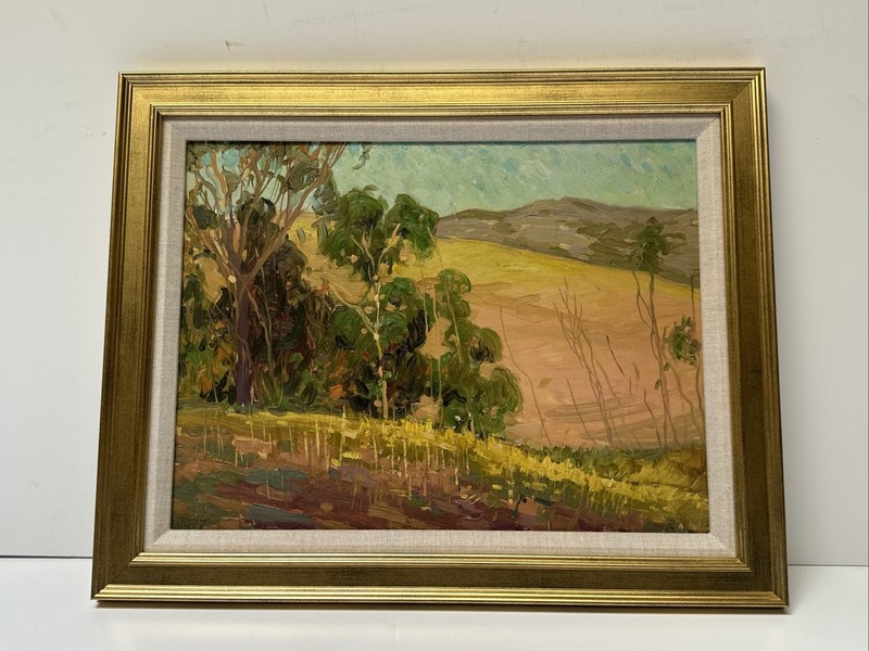 SAM HYDE HARRIS PAINTING CALIFORNIA IMPRESSIONIST LANDSCAPE Famous Impressionist