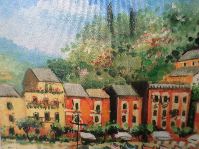 Original Oil Painting By Mara Sanguineti/Italian Riviera gallery