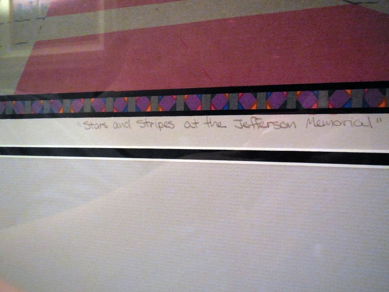 1988 Original Serigraph Prints WASHINGTON D.C. by Local Artist ADRIENNE BECK "88 gallery