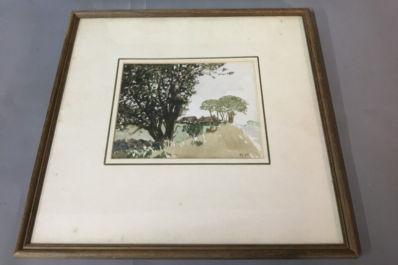 Norman Wilkinson – Original Watercolour Painting – ‘Haddo’. Scottish Landscape.