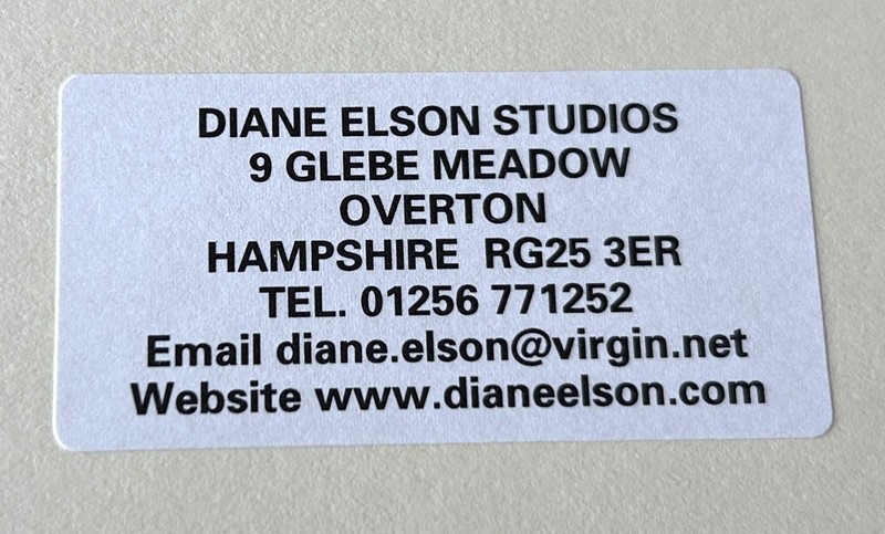 Diane Elson Watercolour - British Symbolic Places - Framed - signed & numbered gallery