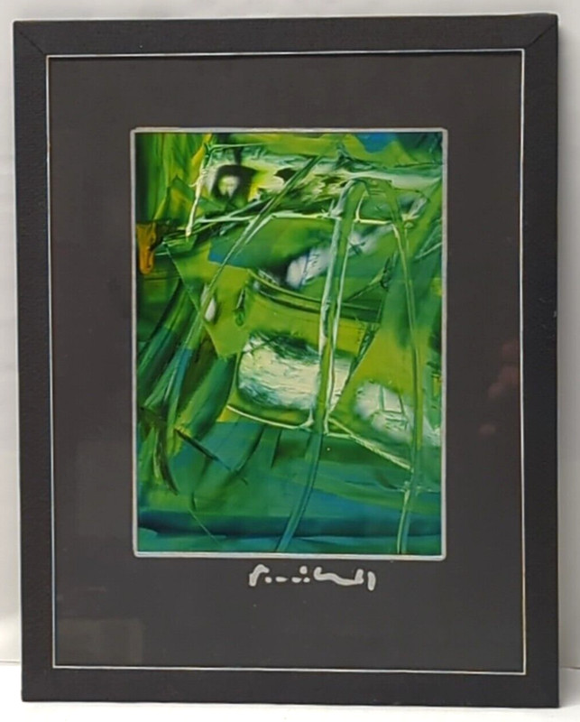 ATELIER PAVLICEK Original Art Work Signed Approximately 8" x 10" Under Glass