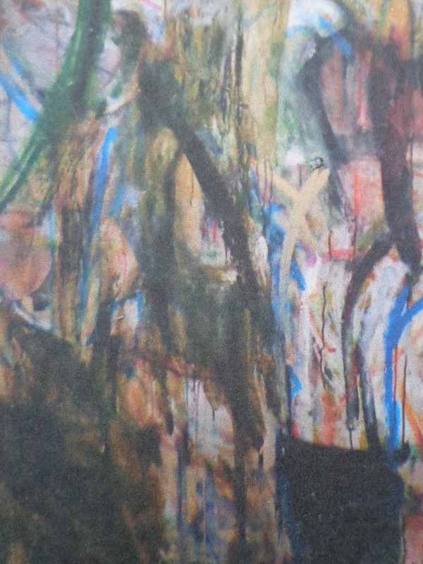 ABSTRACT MIXED MEDIA GIANT 5 FEET X 7 FEET PAINTING Torklesen galleries gallery