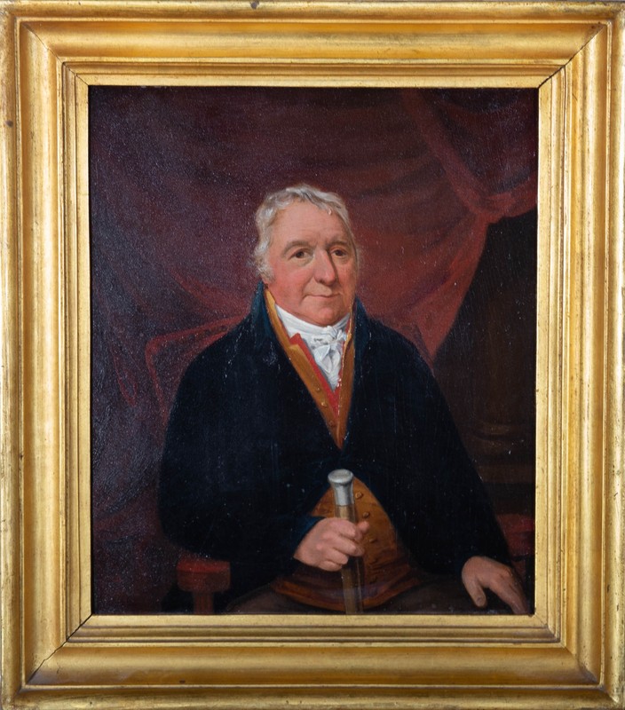 Henry Wyatt (1794-1840) – 1817 Oil, Georgian Gentleman