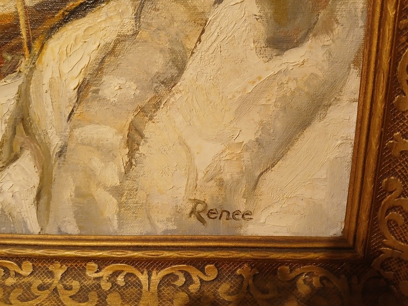 Original Irene Renee Sallen (1920 - 2018) Massachusetts artist gallery