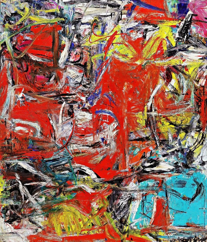 Composition Painting by Willem de Kooning Reproduction