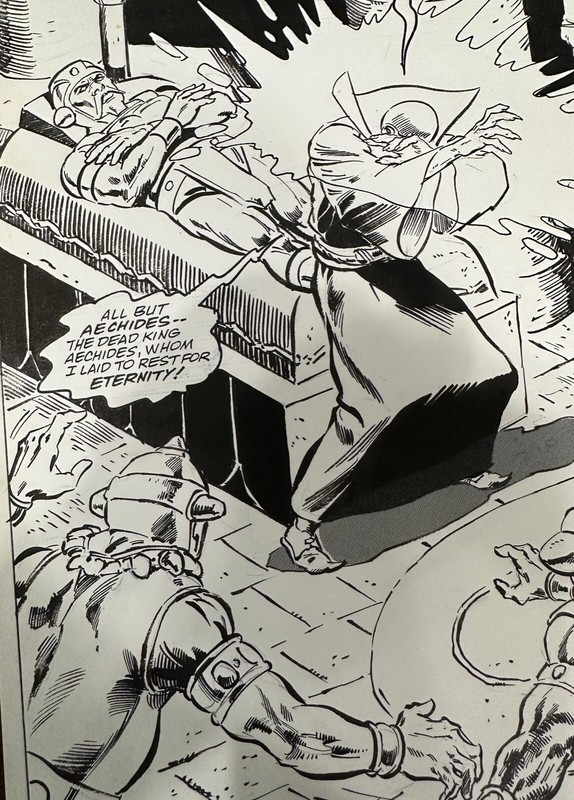 SIGNED - Tony Dezuniga Conan the King #47 page 14 Splash page  gallery