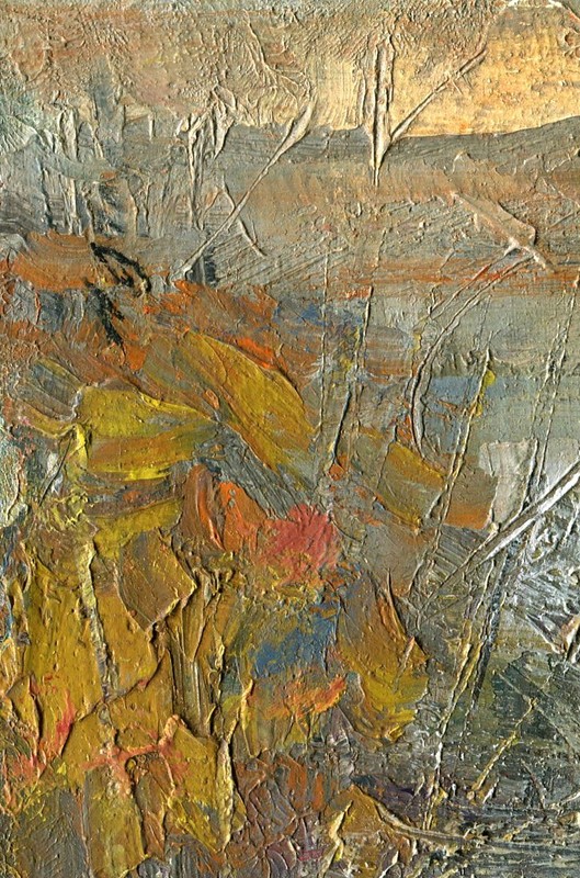 Song Mountain Ski Trail 6 x 8 in. Oil on archival panel Hall Groat Sr. gallery