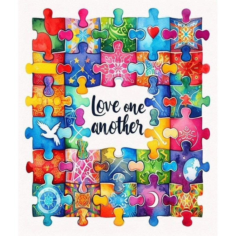 Autism Awareness Kindness Love 11×14 Repositionable Posters by Bahz