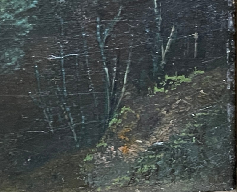 Attributed to Friedrich Voltz "Forest landscape with herd of catte" gallery