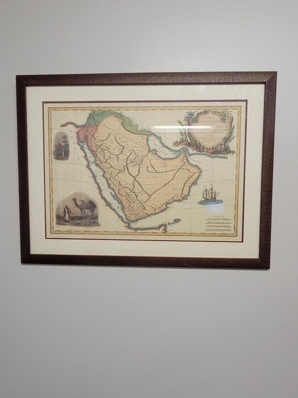 artwork artist Cartographer French Artist M. Boone Reflections Of Arabia