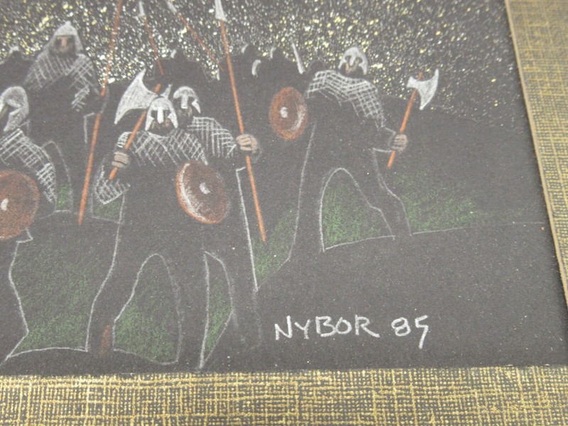Nybor 1985 PORTAL - Jim R. Odbert original colored pencil drawing illustration gallery