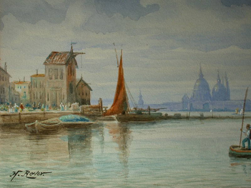 Karl Kaufmann (1843-1905) Venice. gallery