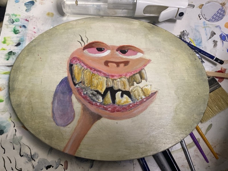 “Ren-naissance” – 90s Nickelodeon Cartoon Ren Stimpy Close Up By Steve LaFleur