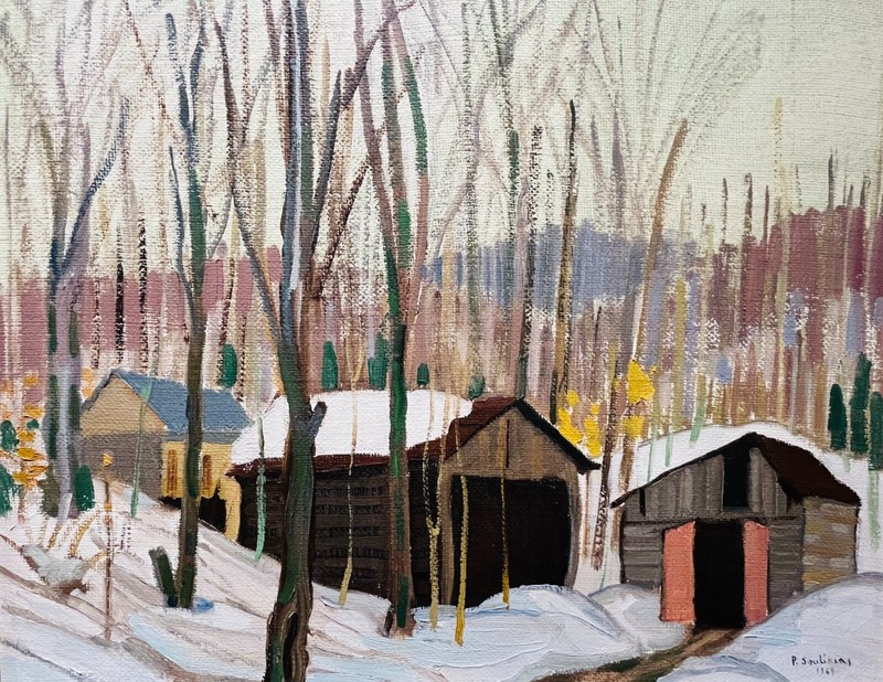 Paul Soulikias, Canadian, original oil painting, 16×20 in