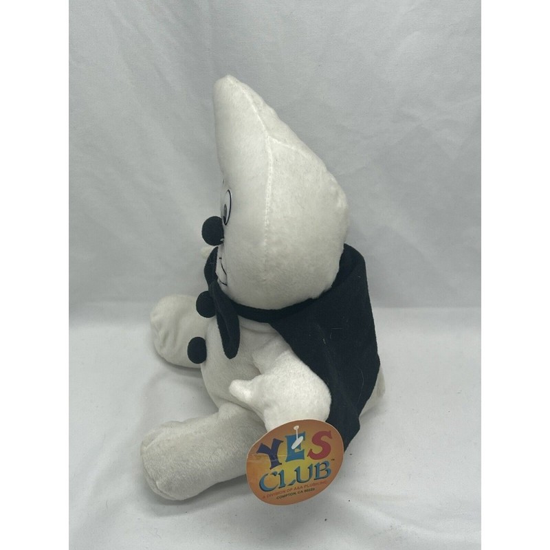 Vintage Yes Club Ghost Halloween Spooky Plush Stuffed Animal Toy 11” RARE gallery