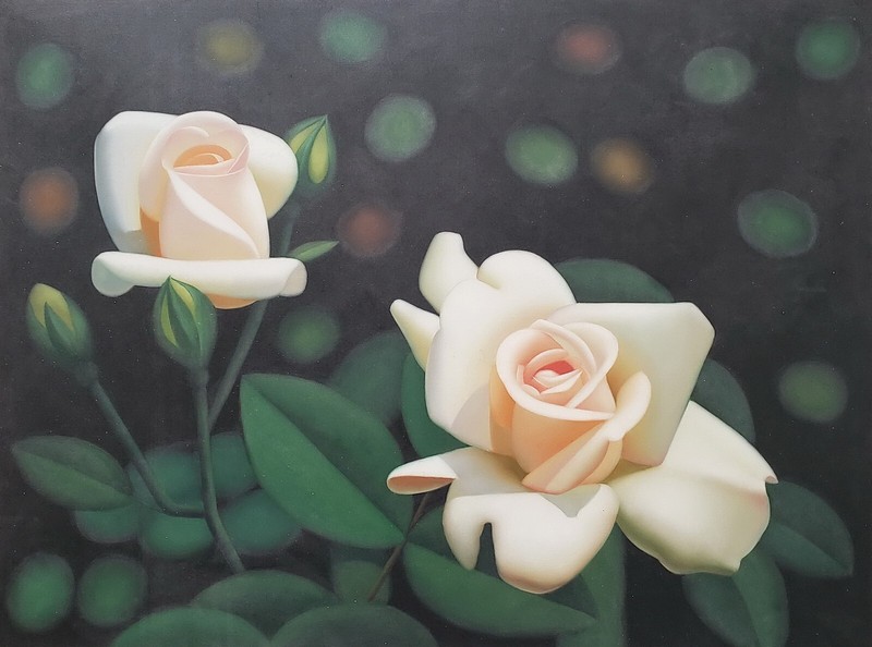 Rose – #RS1 – 30×40 – 100% Hand painted Oil Painting on Canvas