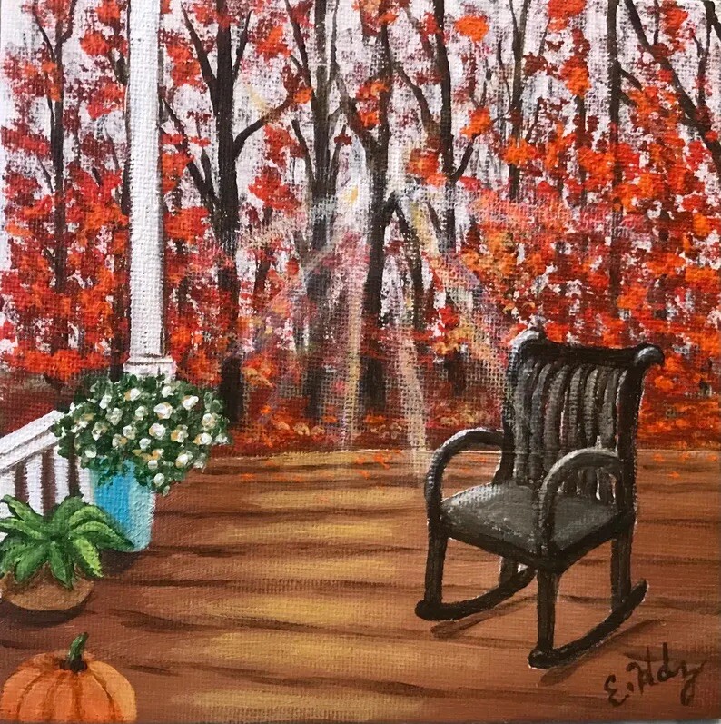 The Colors of Fall, 6 x 6