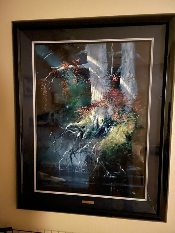 James Coleman Signed Limited Edition Painting-“Tranquil Dream”. 2003 66/250