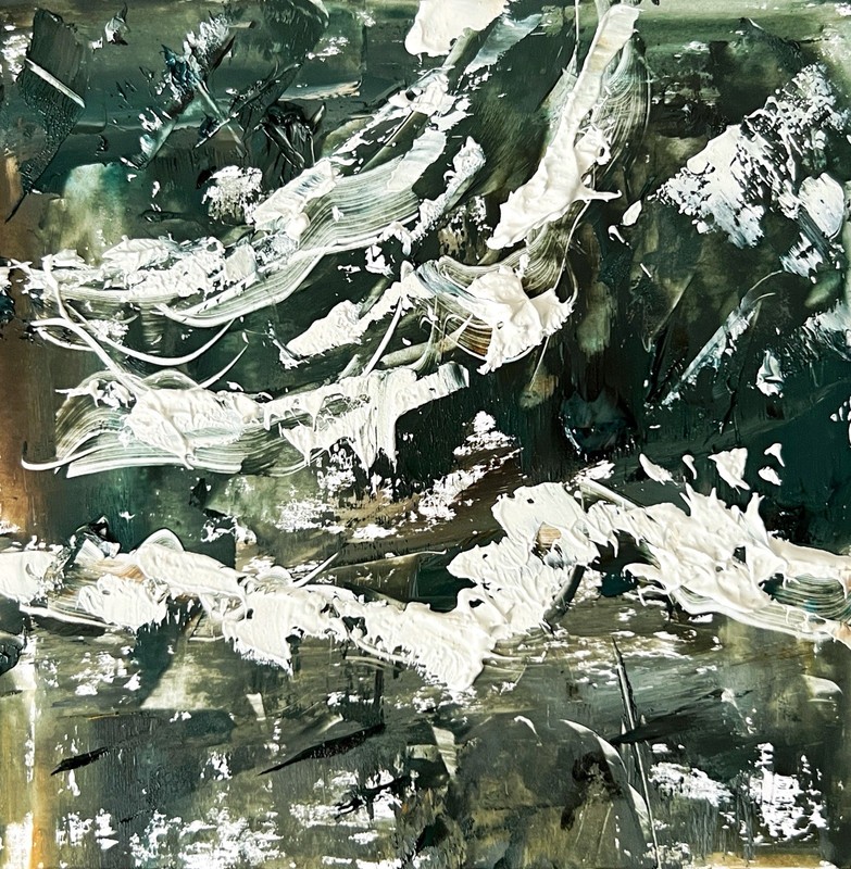Malibu Surf Point Art • Abstract Waves Painting • Perfect Beach House Wall Decor gallery