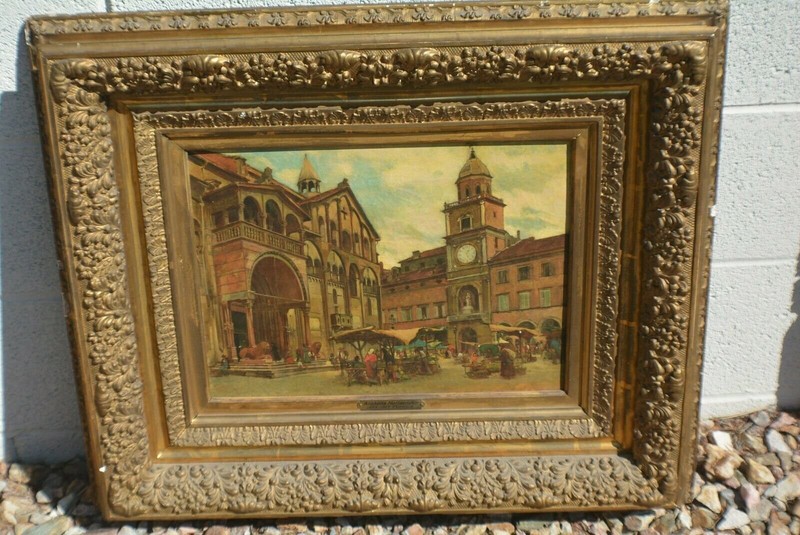 ALPHONS HOLLAENDER FLORENCE 1843-1923 oil on canvas