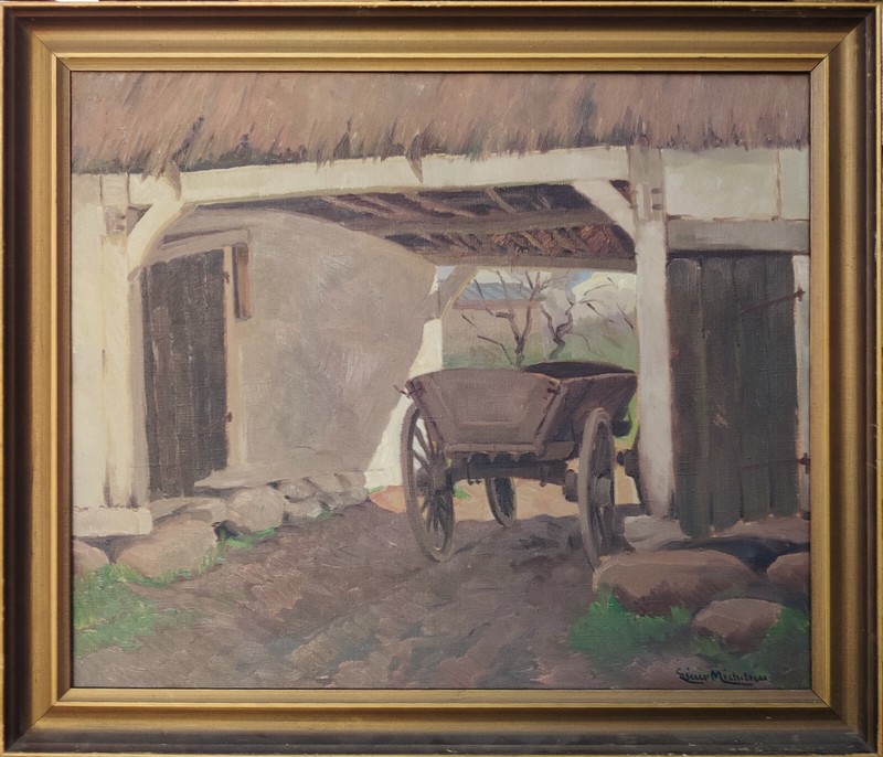 Einar Michelsen (1890-1957): FARMHOUSE GATE