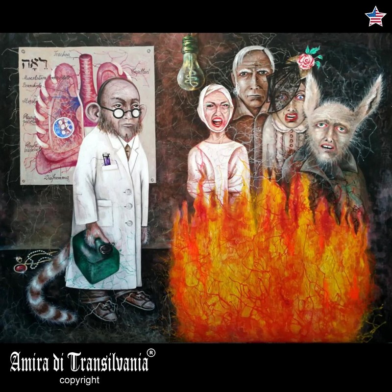 contemporary art painting psychoanalysis freud case of hysteria portrait people