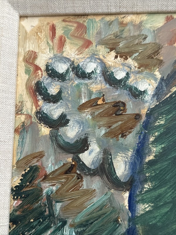 Jo Cain PAINTING WPA ARTIST FAMOUS AMERICAN REGIONALISM MODERNISM URBAN STREET gallery